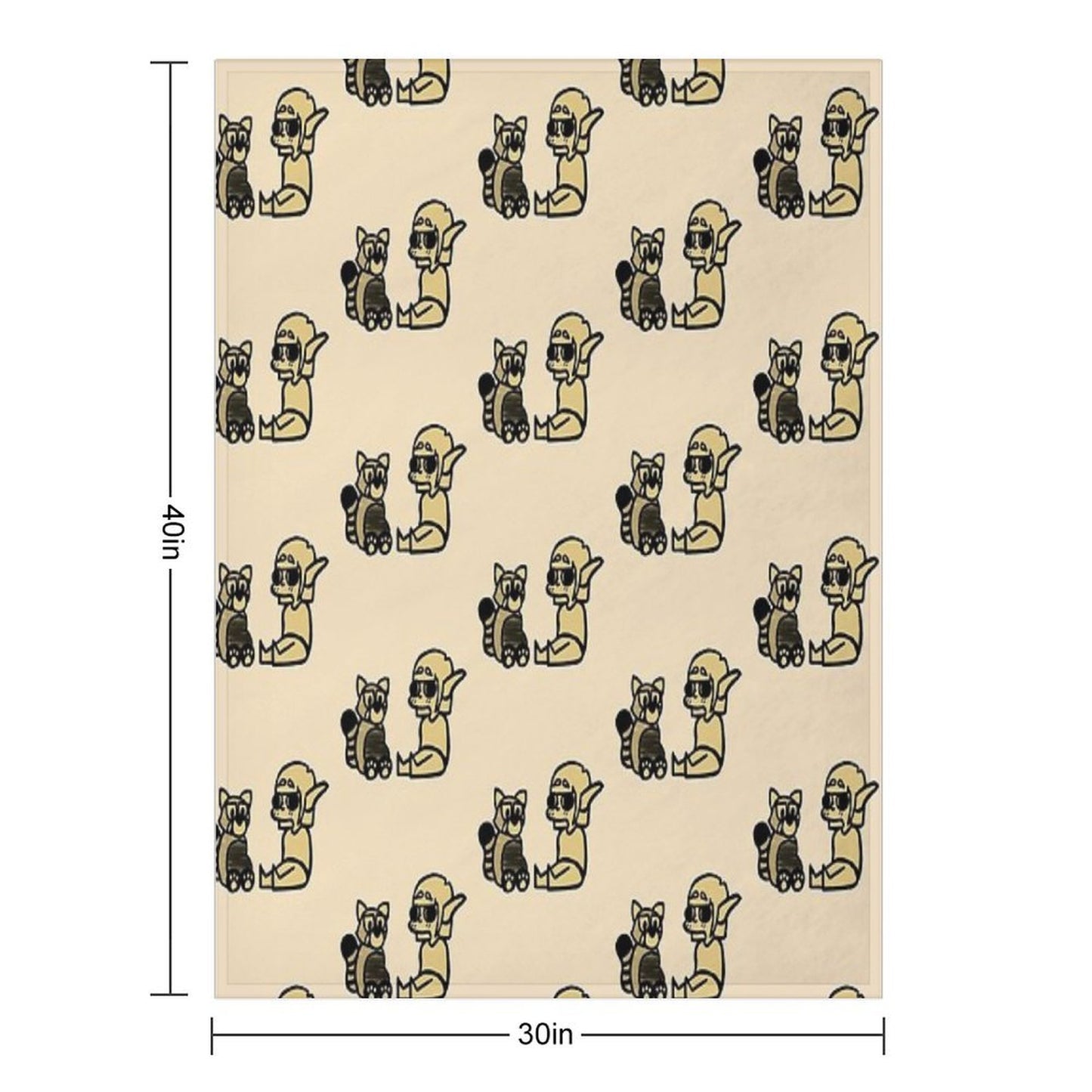 Dr. Animal Throw Blanket