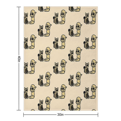 Dr. Animal Throw Blanket