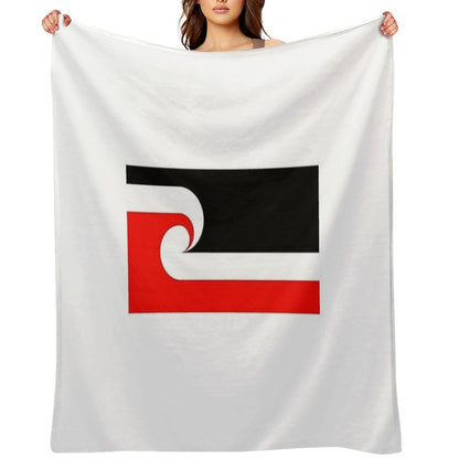 Maori Flag Throw Blanket