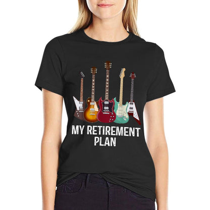 My Retirement Plan Guitar Gift Music Players Guitarist T-Shirt