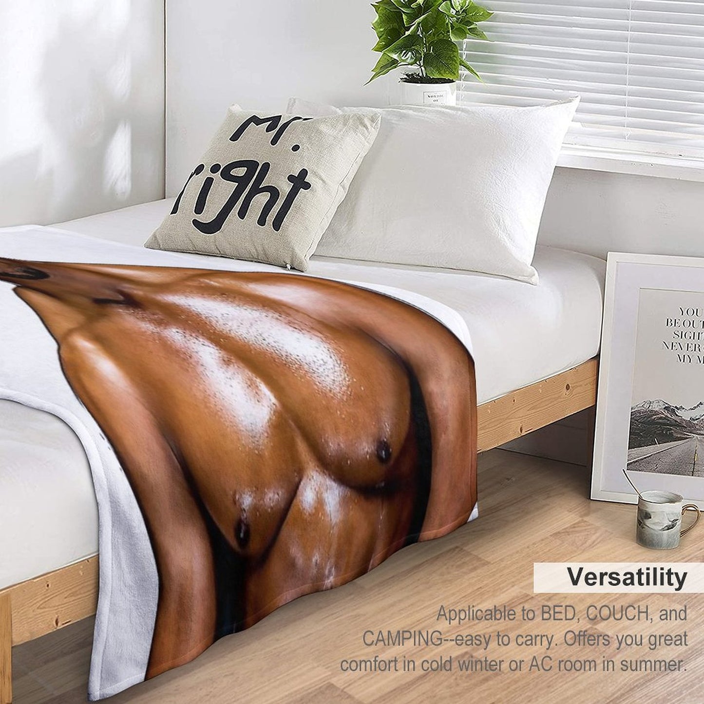 Michael B. Jordan Throw Blanket