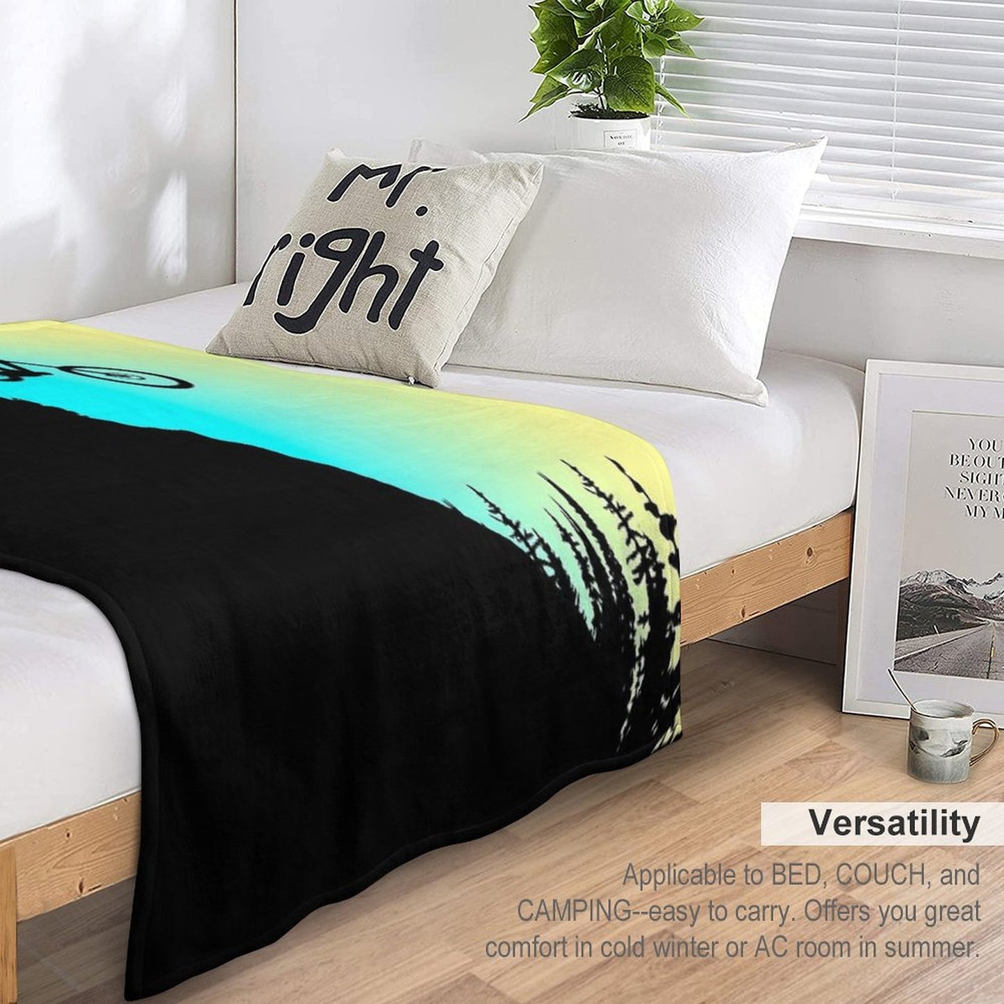 MTB Colors Throw Blanket