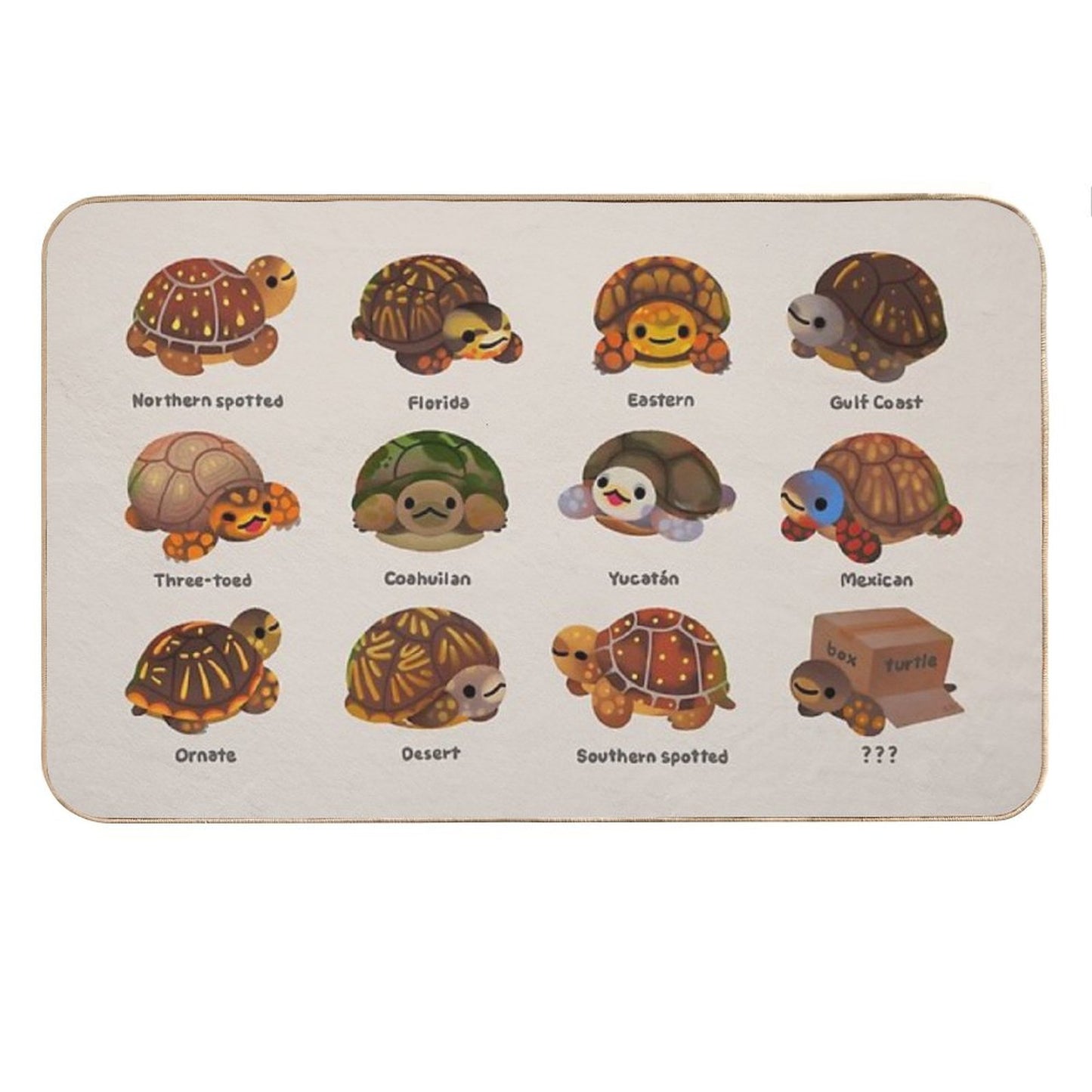 Box Turtle Bath Mat