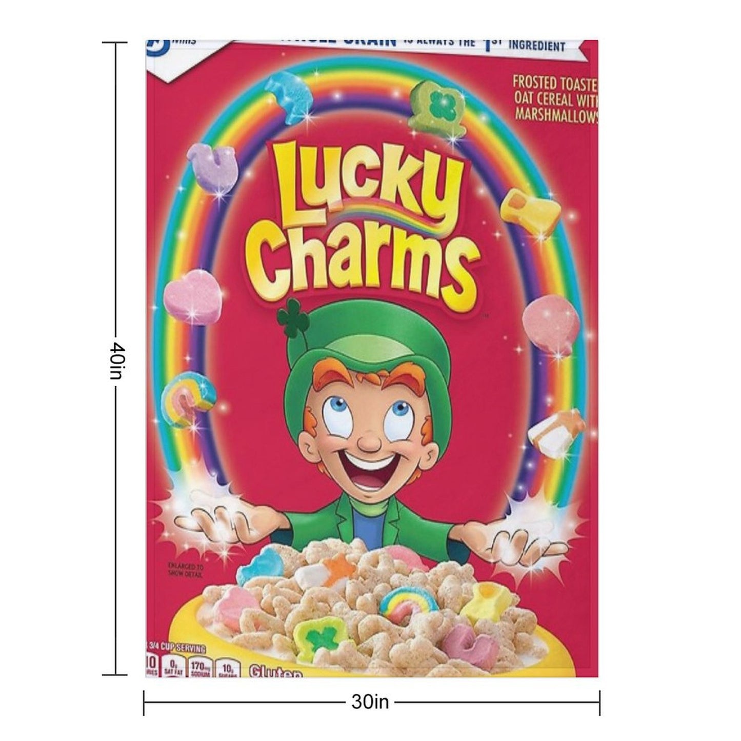 Lucky Charms Throw Blanket
