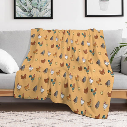 Chickens! Throw Blanket