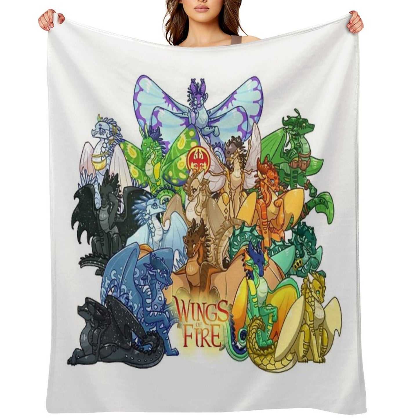 Wings of Fire Throw Blanket
