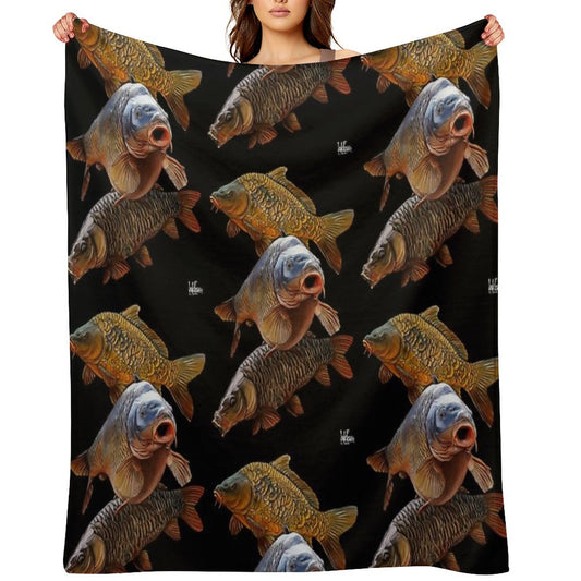 Carp Gang 1 Throw Blanket