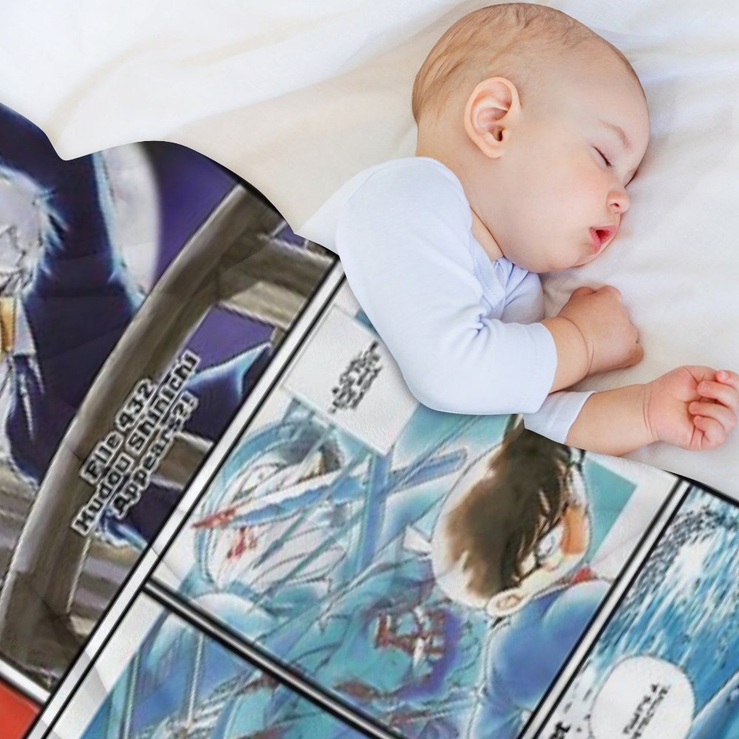 Detective Conan Edit - Color Pages Throw Blanket