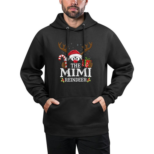 Christmas Matching The Mimi Reindeer Family Easy Care Hoodie