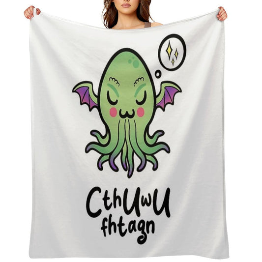 CthUwU Fhtagn Throw Blanket