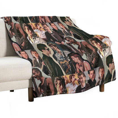 Alex Turner Arctic Monkeys Collage Throw Blanket