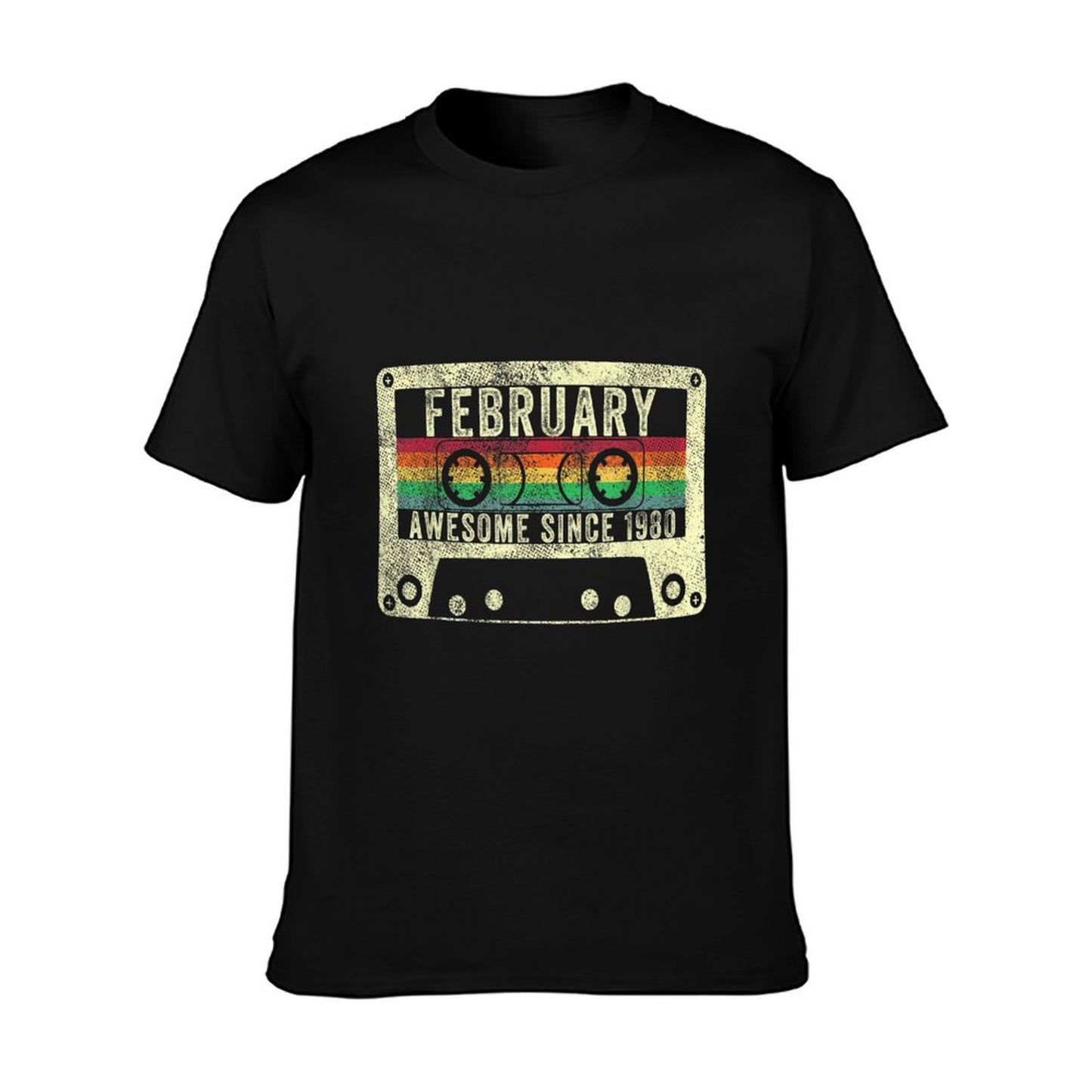 February 1980 40th Birthday Gift Vintage Retro Legend Born  Odor-resistant T-Shirt