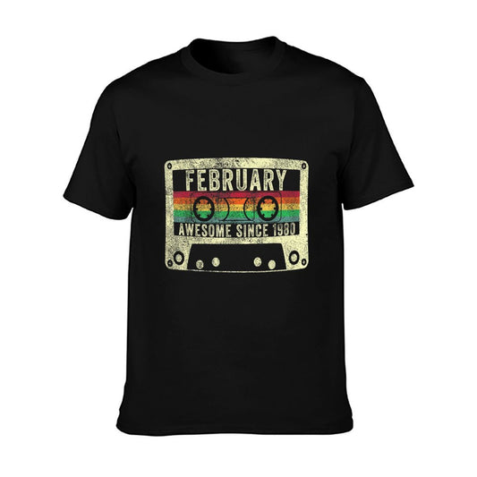 February 1980 40th Birthday Gift Vintage Retro Legend Born  Odor-resistant T-Shirt