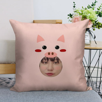 Dwaekki Changbin Linen Throw Pillow Cover