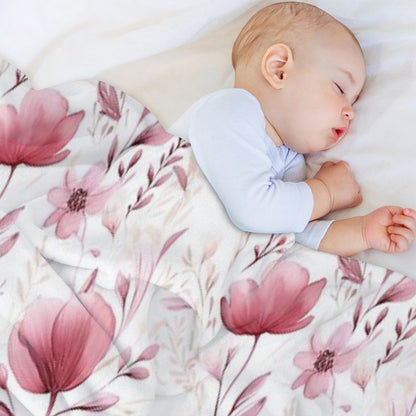 Floral Freshness Throw Blanket