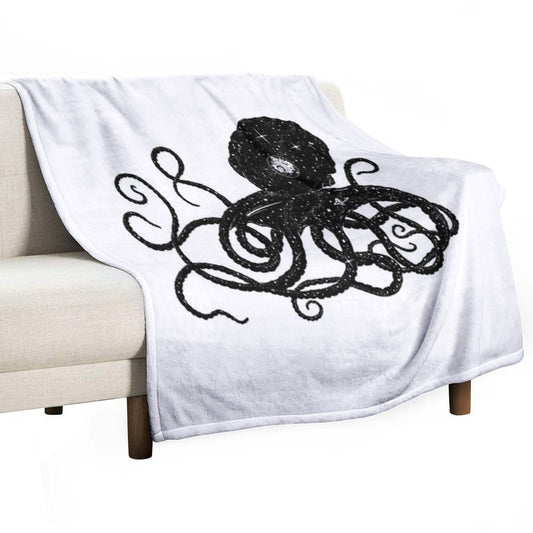 Galactapus Throw Blanket