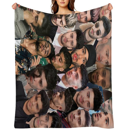 ZaynMalik Photo Collage Throw Blanket