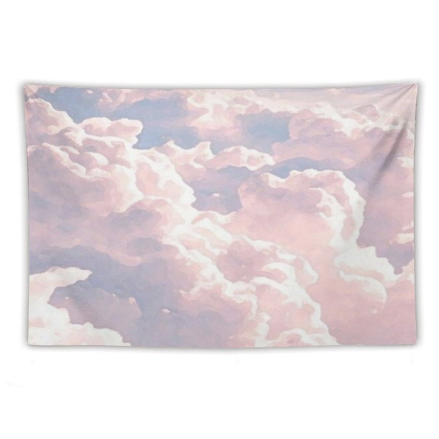 Pink Clouds Painting Tapestry