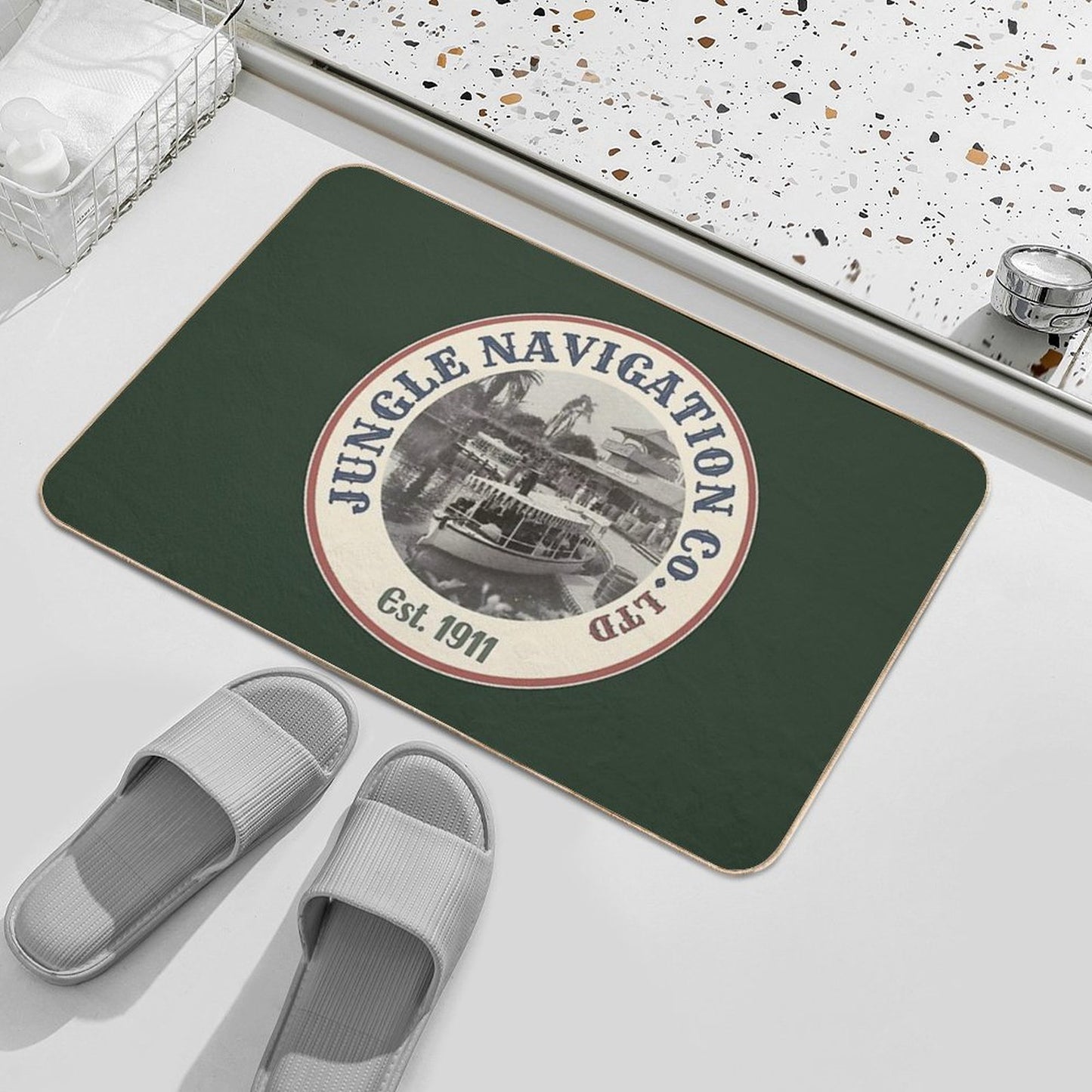 Jungle Excursion Bath Mat