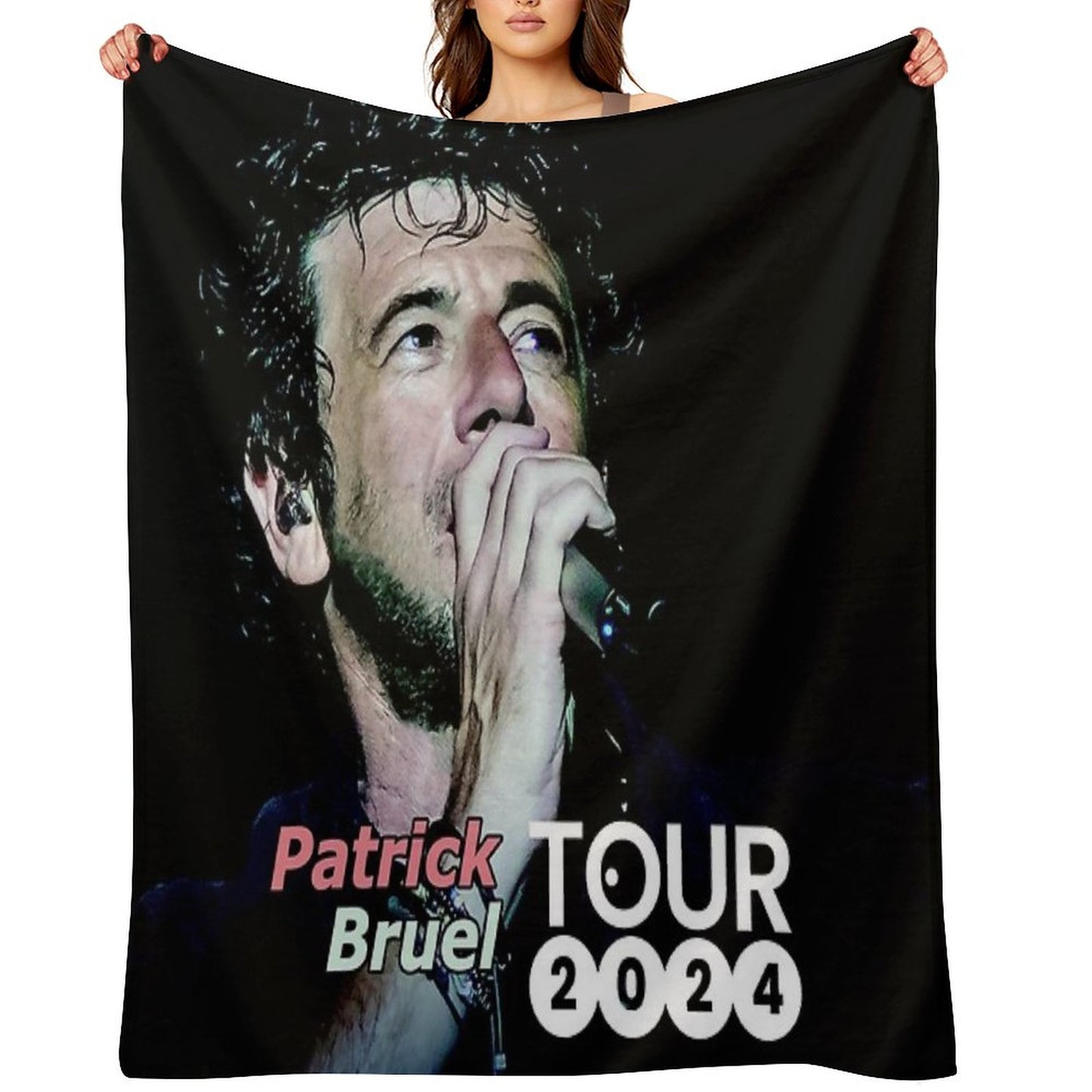 Bilanya Patrick Bruel Show Tour TOURNEE En ACOUSTIQUE 2022 Throw Blanket
