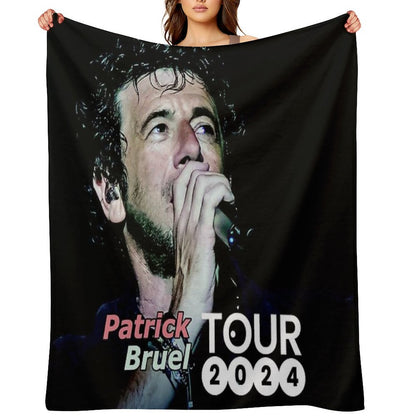 Bilanya Patrick Bruel Show Tour TOURNEE En ACOUSTIQUE 2022 Throw Blanket