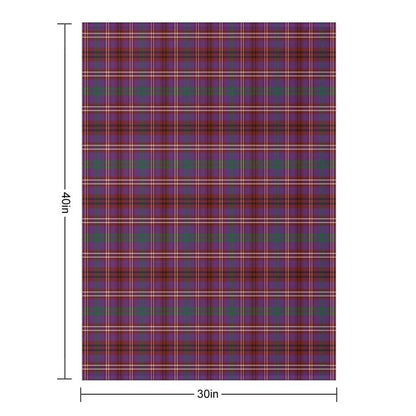 MCCALL (MacColl, McColl) Tartan ✧ Scottish Highland Clan & Family Name Tartan Throw Blanket