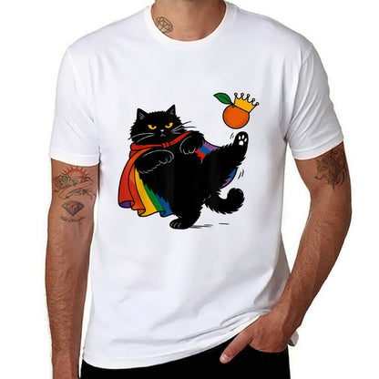 No Kings Cat Pride  Slim-fit Cut T-Shirt