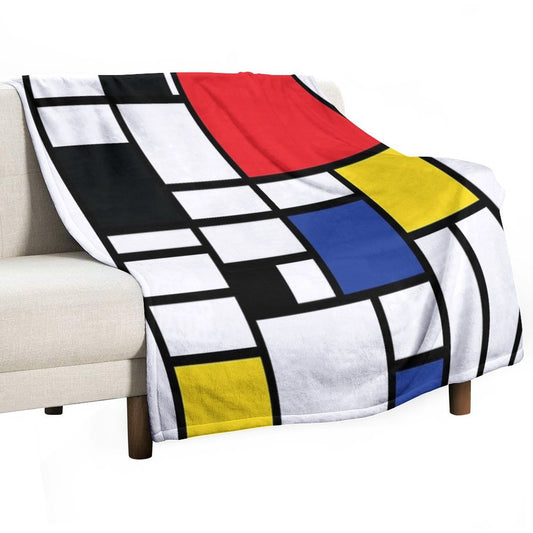 De Stijl #1 Throw Blanket