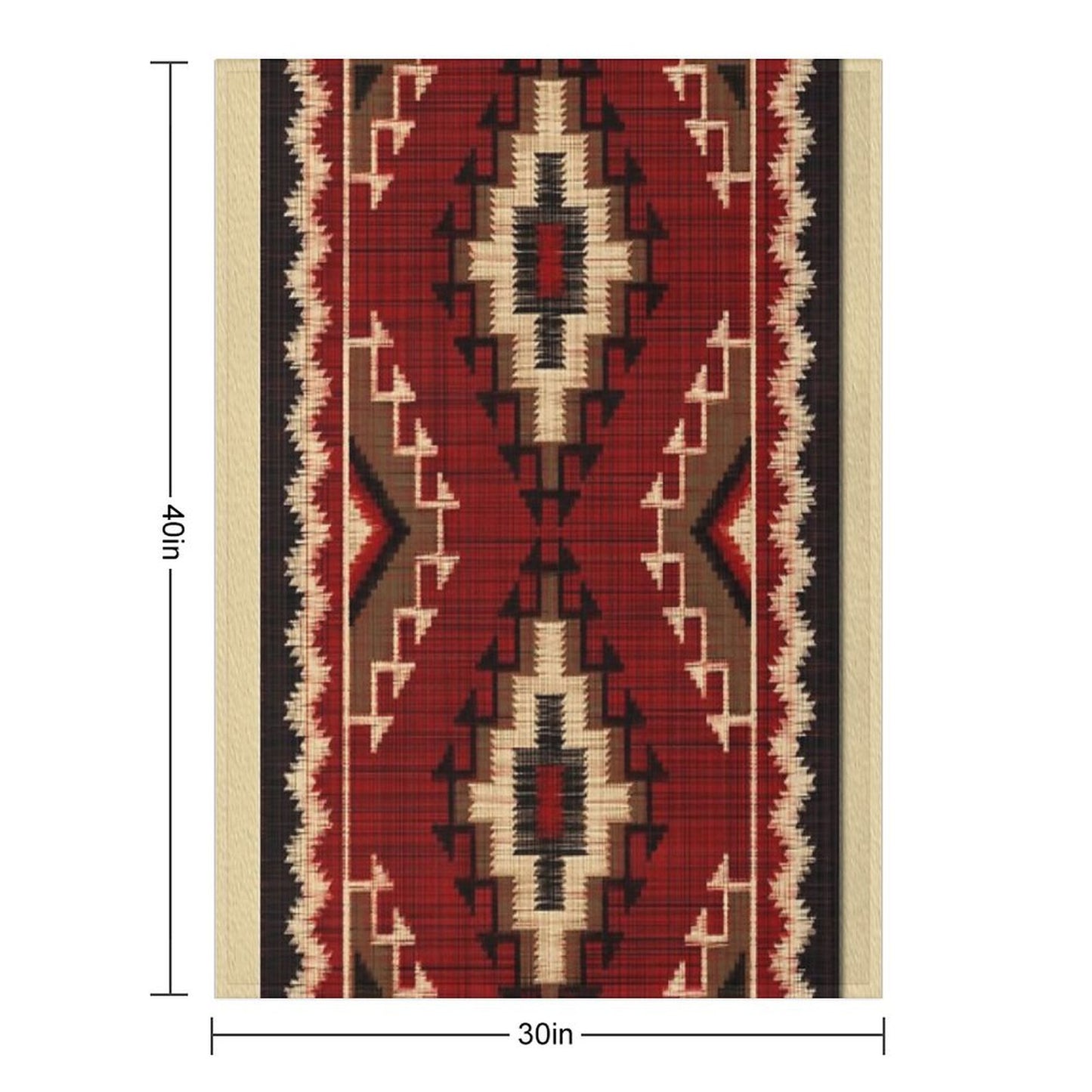 Navajo PATTERNS TRIBAL ETHNIC Throw Blanket