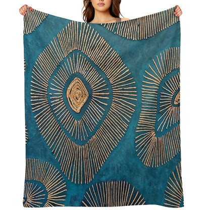 Fossilized Throw Blanket