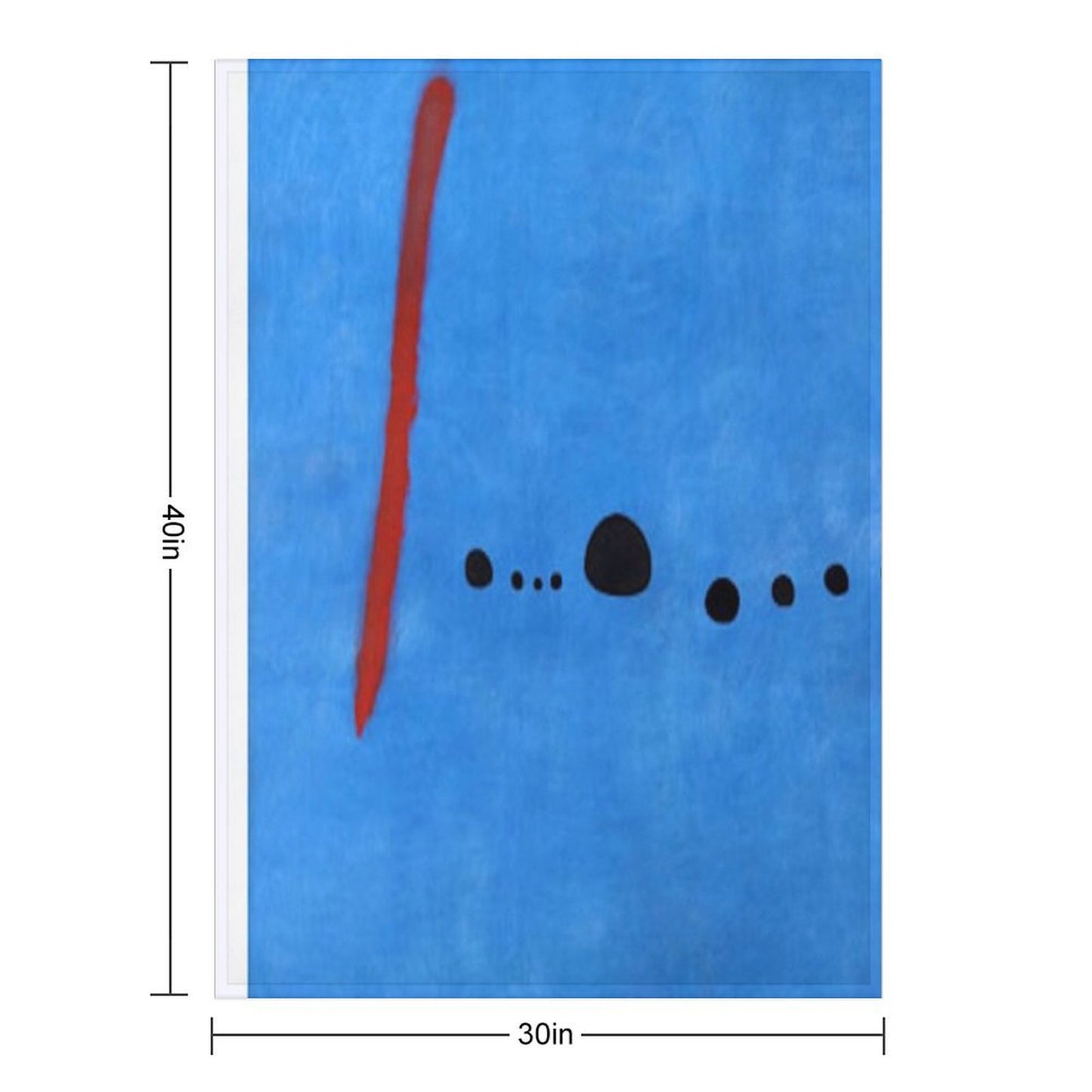 Joan Miro Blue 2 Throw Blanket
