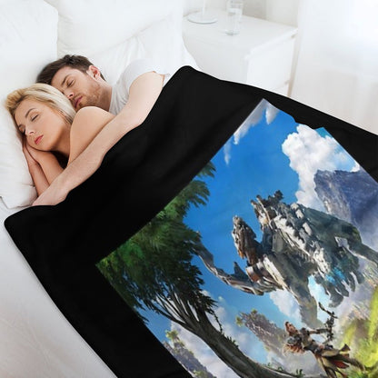 Horizon Game Zero Dawn Forbidden West Throw Blanket