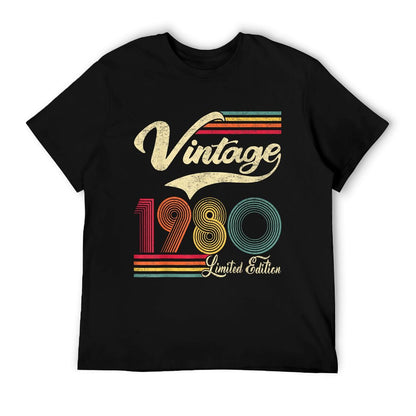 1980 40th Birthday Gift Vintage Retro Men Women 40 Years Old  Affordable Price T-Shirt