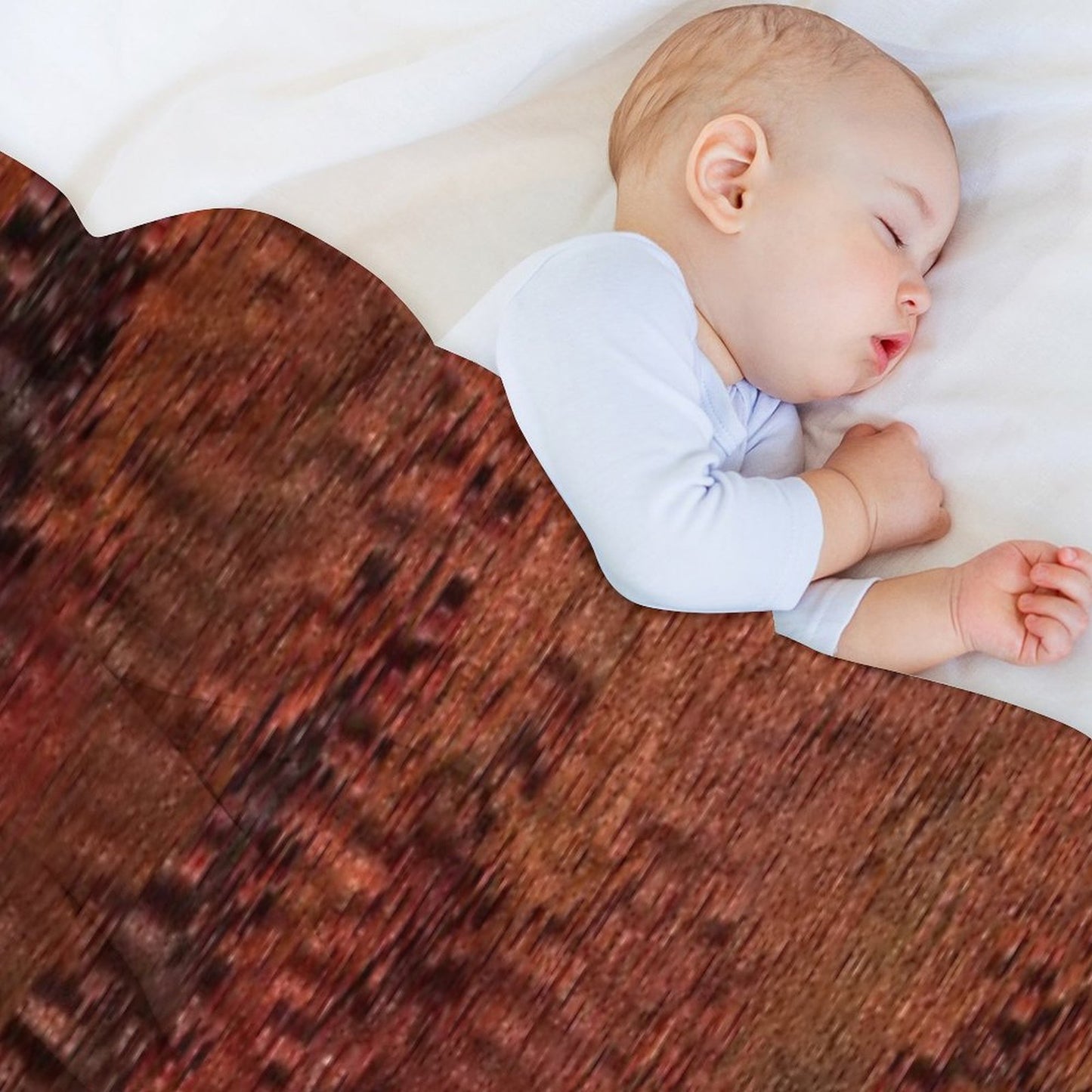 Copper Bronze Throw Blanket