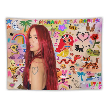 Karol Merch G Manana Sera Bonito Tapestry