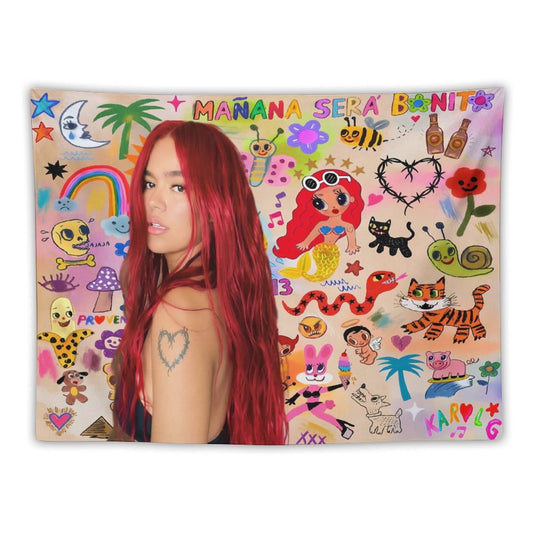 Karol Merch G Manana Sera Bonito Tapestry