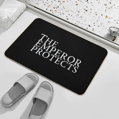 The Emperor Protects Bath Mat