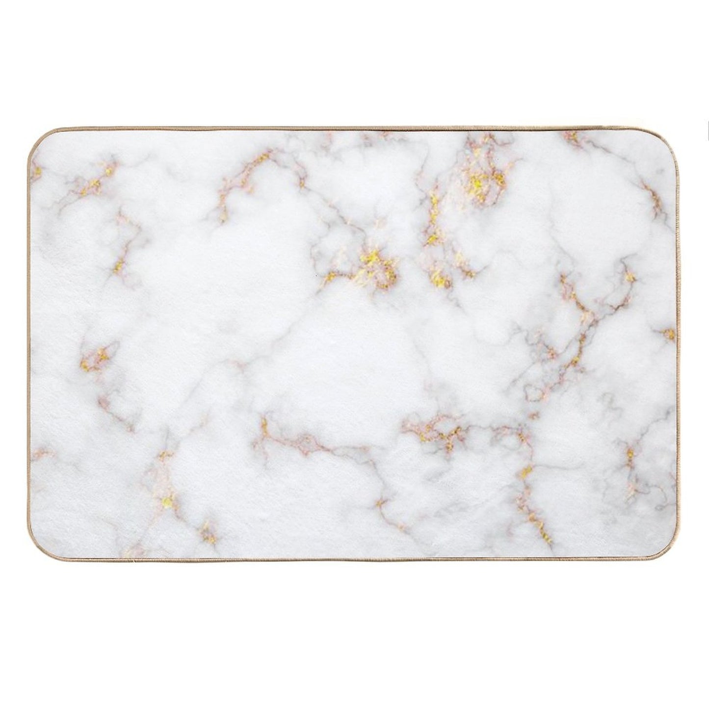 Marble - Gold Bath Mat