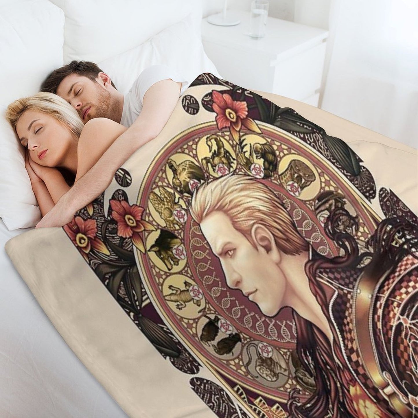 Biohazard Zodiac Throw Blanket