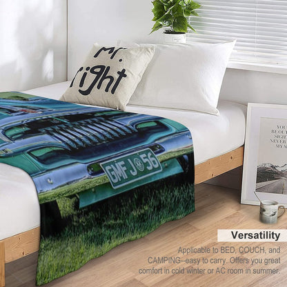 Modified FJ Holden at Wigley Reserve Throw Blanket