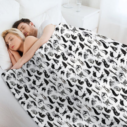 Kitty Kitty, Bang-bang! Throw Blanket