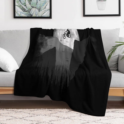 MTB Moon Jump Throw Blanket