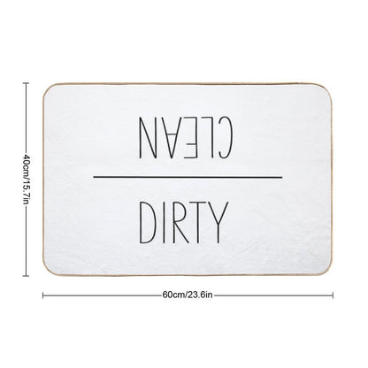 Dirty to Clean Bath Mat Bath Mat
