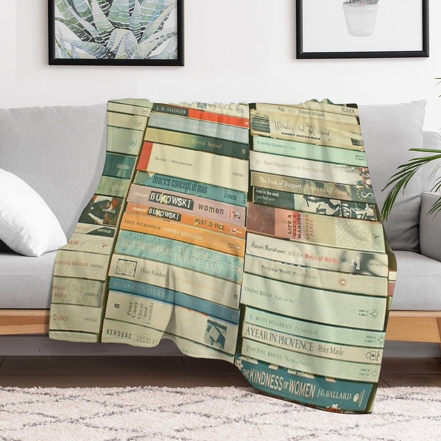 Bookworm Throw Blanket