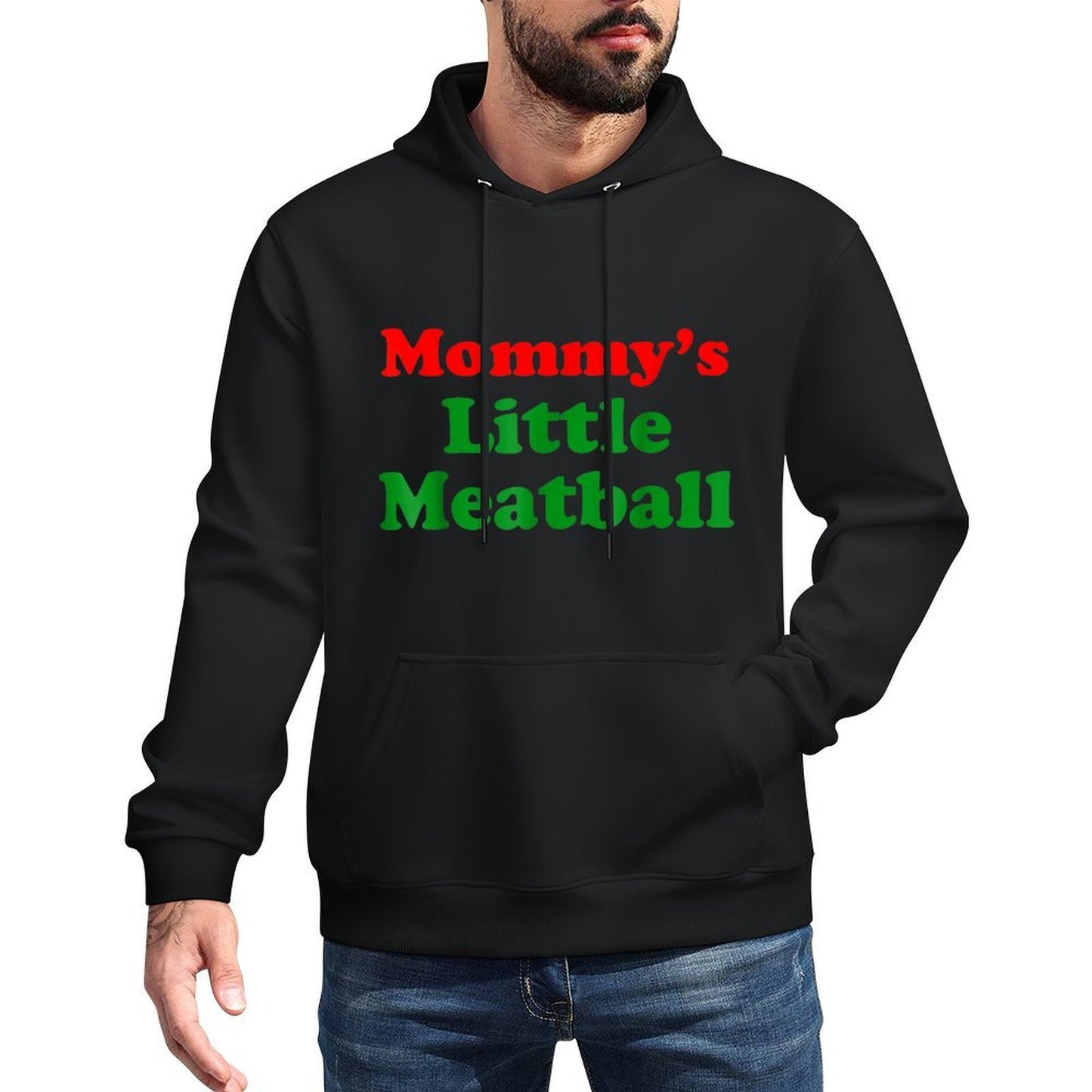 Couple Mommys Little Meatball - Daddys Little Meatball Layering Staple Hoodie