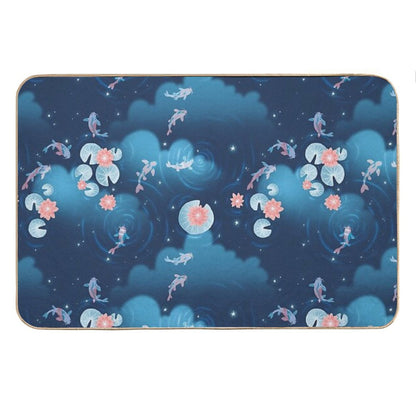 Koi Pond - Night Bath Mat