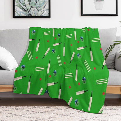 Cricket Pattern Throw Blanket