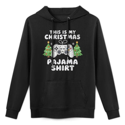 This Is My Christmas Pajama Video Game Boysn Gamer Durable Construction Hoodie