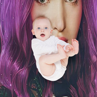 Mal Purple Pink Princess - Descendants 3 Throw Blanket