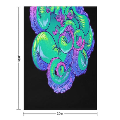 Cthulhu Tentacles Throw Blanket